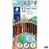 Colouring pencils Staedtler Noris Colour Wopex Set 12 Pieces (10 Units)
