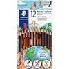 Colouring pencils Staedtler Noris Colour Wopex Set 12 Pieces (10 Units)