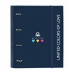 Ring binder Benetton Love Replacement (100 Sheets) A4