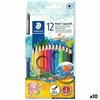Watercolour Pencils Staedtler Noris 12 Pieces Multicolour (10 Units)
