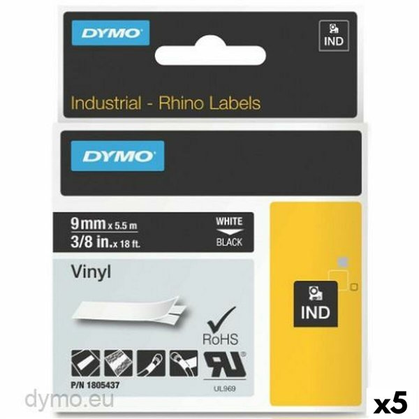 Tape Dymo ID1-9 Stick 5,5 m (5 Units)