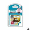 Thermal transfer ribbon Dymo White Black 12 x 5,5 mm (6 Units)