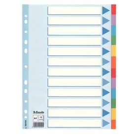 Seperators Esselte Multicolour A4 (10 Units)