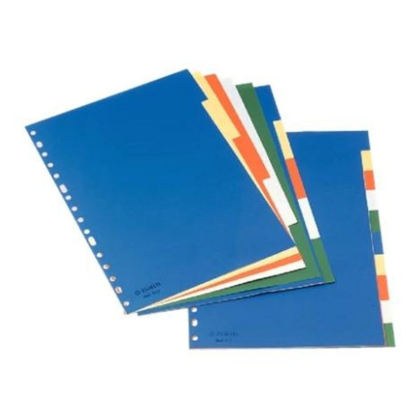 Separator Set Esselte Multicolour A4 10 Sheets (50 Units)