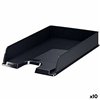 Set of organiser trays Esselte Europost Opaque Black 10 Units