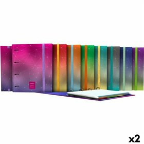 Ring binder Grafoplas Blue A4 (2 Units)