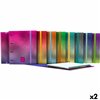Ring binder Grafoplas Blue A4 (2 Units)