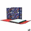 Ring binder Grafoplas Carpeplús Star Dark blue A4 (2 Units)