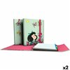 Ring binder Mafalda Carpeplús Green A4 (2 Units)