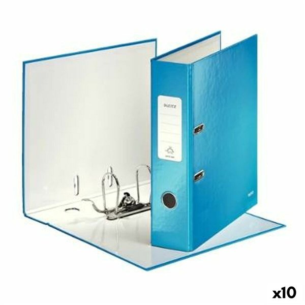 Lever Arch File Leitz 180° WOW Blue A4 (10 Units)