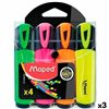 Fluorescent Marker Set Maped Fluor Quality Neon Multicolour (3 Units)