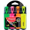 Fluorescent Marker Set Maped Fluor Quality Neon Multicolour (3 Units)
