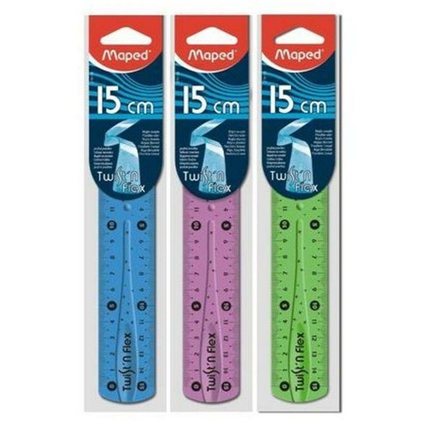 Geometry set Maped Twist'n Flex Multicolour 15 cm 20 Units
