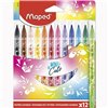 Set of Felt Tip Pens Maped Mini Cute Multicolour 12 Pieces (12 Units)