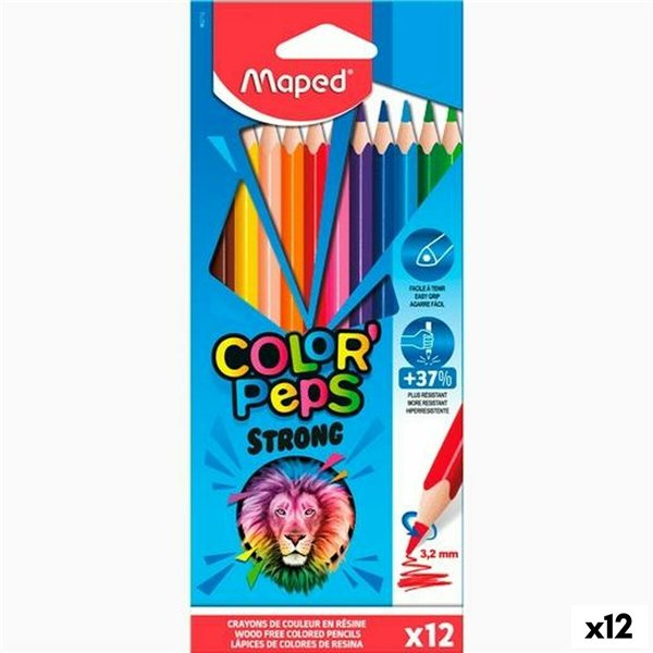 Colouring pencils Maped Color' Peps Strong Multicolour 12 Pieces (12 Units)