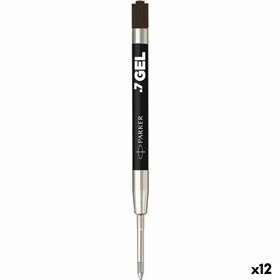 Refill for ballpoint pen Parker Quink Flow Black (12 Units)