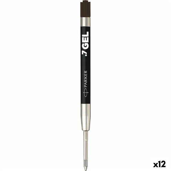 Refill for ballpoint pen Parker Quink Flow Black (12 Units)