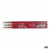 Set of spares Pilot Frixion 0,7 Pen 3 Pieces Red (12 Units)