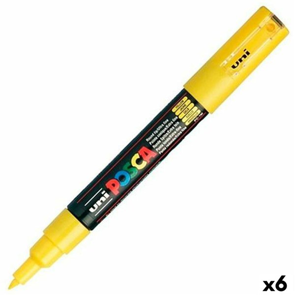 Marker POSCA PC-1M Yellow (6 Units)