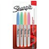 Set of Felt Tip Pens Sharpie 4 Pieces Multicolour (3 Units)