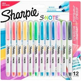 Set of Felt Tip Pens Sharpie S-Note Multicolour 12 Pieces 1-3 mm (12 Units)