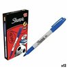 Permanent marker Sharpie Fine Point Blue (12 Units)