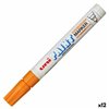 Permanent marker Uni-Ball PX-20 Orange (12 Units)