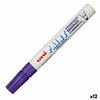 Permanent marker Uni-Ball PX-20 Violet (12 Units)