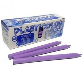 Coloured crayons Jovi Plasticolor Lilac 25 Pieces