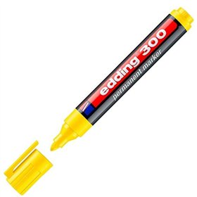 Permanent marker Edding 300 Yellow (10 Units)