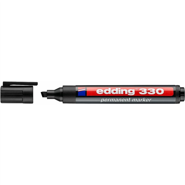 Permanent marker Edding 330 Black (10 Units)