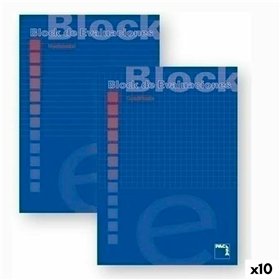 Notepad Pacsa Blue A4 50 Sheets (10 Units)