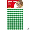 Stickers Apli Kids Gomets Green Circular (10 Units)