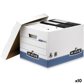 File Box Fellowes Blue White A4 29,2 x 33,5 x 40,4 cm (10 Units)