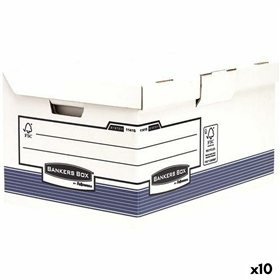 File Box Fellowes Maxi Blue White 31 x 39 x 56 cm 10 Units