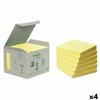 Set of Sticky Notes Post-it Yellow 6 Pieces 76 x 76 mm (4 Units)