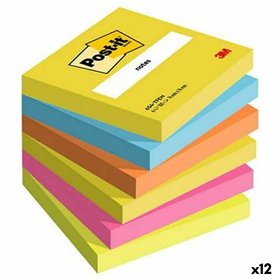 Notepad Post-it 76 x 76 mm Multicolour 100 Sheets (12 Units)