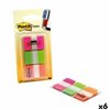 Set of Sticky Notes Post-it Index Multicolour 25 x 38 mm (6 Units)