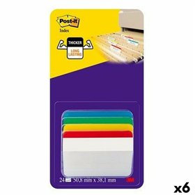 Set of Sticky Notes Post-it Index Multicolour 51 x 38 mm (6 Units)