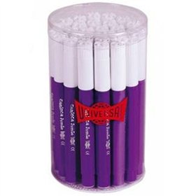 Felt-tip pens Carioca Jumbo Lilac 30 Units
