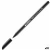 Felt-tip pens Edding 1200 Black (10 Units)
