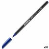 Felt-tip pens Edding 1200 Blue (10 Units)