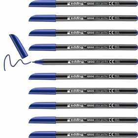 Felt-tip pens Edding 1200 Blue (10 Units)