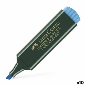 Highlighter Faber-Castell TEXTLINER 48 Blue (10 Units)