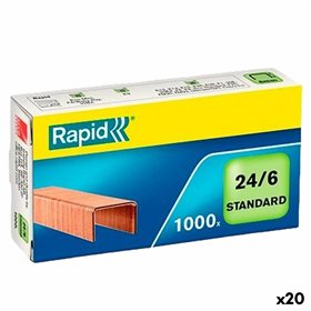 Staples Rapid Standard 24/6 6 mm (20 Units)