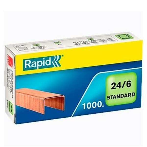 Staples Rapid Standard 24/6 6 mm (20 Units)