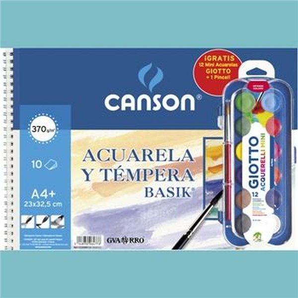 Drawing Pad Canson Basik 23 x 32,5 cm A4+ (10 Units)