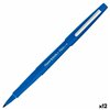 Felt-tip pens Paper Mate Flair! M Blue (12 Units)