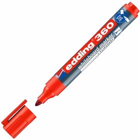 Whiteboard marker Edding 360 Rechargeable Red (10 Units)