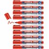 Whiteboard marker Edding 360 Rechargeable Red (10 Units)